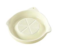 Rallador De Ajo - Bandeja Manual Para Puré, Para Grabado De Cocina, Tazón Para Extracción De Ralladura | Herramienta De Rejilla De Pintada A Mano Para Salsa De De Oliva, Chocol
