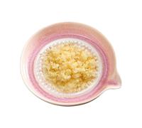 Rallador de ajo de cerámica, hecho a mano con esmalte degradado de color, placa ralladora para jengibre y ajo, para cebollas, cítricos, frutas, pastas, purés, especias y para d