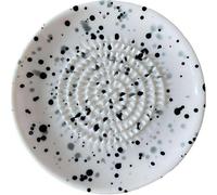 Rallador de ajo de cerámica, molinillo natural, picador decorativo para jengibre, ajo, cebolla, queso, plato de mano para ajo