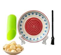 Rallador de Ajo Multifunción Manual de Cerámica, 3 Piezas