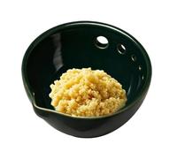 Rallador de ajo, placa de molienda compacta, herramienta de trituración manual con textura fina de resina, movimiento de trituración sin esfuerzo, ideal para preparar ajo y jengibre en la cocina