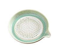 Rallador de ajos - /Herramienta lisa con esmalte degradado de color , bandeja multifuncional para rallar ajos, 15,2 x 15,2 cm, dientes elevados, base antideslizante, esmalte fácil de
