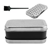 Rallador de Alimentos - con Cepillo de Limpieza Picador Manual,Rallador Manual Multifunción de Queso | Para Cebolla, Jengibre, Pepino, Zanahoria, Hogar, Camping, Picnic, Barbacoa, Preparación