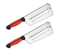 Rallador de carbón | Doble capa de acero inoxidable de 2 piezas, herramienta de corte multifunción - Para el hogar, cocina, zanahorias, ensaladas, pelar