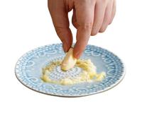 Rallador de Cerámica para Ajo - Triturador para Verduras - Rallador Cerámico,para Jengibre Comida Cocina Puré Zanahoria Limón Tomate Mantequilla Rallar
