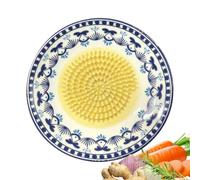 Rallador de Cerámica para Ajo Utensilio de Cocina Manual con Relieve | Rallador Multiusos para Jengibre, Limón, Tomate, Verdura y Chocolate para Verduras Mantequilla Chocolate Jengibre Limón