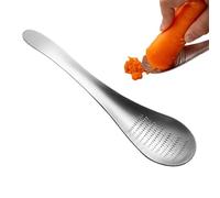 Rallador de jengibre | acero inoxidable con forma de cuchara rallador de jengibre, rallador de mano para cocina, cocina, guarnición, hornear, para la cocina doméstica, para adornar, hornear