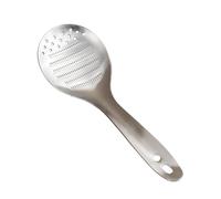 Rallador de Jengibre Manual,Rallador Multifuncional de Acero Inoxidable y Alta Resistencia,Cuchara Ralladora para Limón | Para nuez moscada, chocolate, frutas, verduras y cilantro