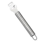 Rallador de limón - Rallador de limón de acero inoxidable | Pelador de cítricos | Cortador de pelado de naranja | Lima cítrica con cuchillo de canal | Herramienta peladora de limón | Cortador de limón