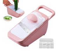 Rallador de patatas, cortador de verduras multifuncional para patatas, ayudante de cocina manual para rallar ensaladas, fideos, repollo, comida para bebés y más para el hogar, camping o cocina