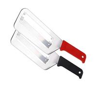 Rallador de patatas | Cortador manual de verduras - Cortador de alimentos de acero inoxidable de doble hoja para cocina casera profesional Camping Ensalada de col Preparación Comidas Chefs