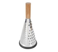 Rallador De Queso De Acero Inoxidable - Cocina Duradera 20,3 Cm Con Diseño Cónico | Herramienta Multifuncional Para Verduras, Frutas, Chocolate, Limón, Jengibre Y Recetas Gastronómicas Caseras