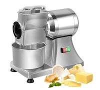 Rallador de queso eléctrico comercial de 550 W, máquina trituradora de alta eficiencia para queso, maní y pan rallado, rallador resistente de 88 libras/hora para preparación rápida de alimentos
