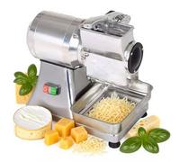 Rallador de queso eléctrico comercial para queso en bloque, trituradora automática de 550 W con producción de 88 libras/hora, rejilla de acero inoxidable para uso de alto volumen