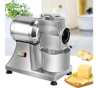 Rallador de queso eléctrico comercial, triturador de alimentos resistente para queso, mantequilla, pan, perfecto para comensales y cocinas de alto volumen
