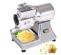 Rallador De Queso Eléctrico De 550 W, Máquina Trituradora De Alimentos Comercial De Alta Resistencia, Rallador Eléctrico Giratorio De Acero Inoxidable Con Recipiente Para Mantequilla, Migas