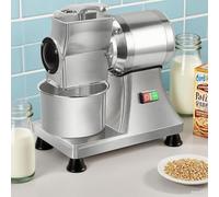 Rallador de Queso Eléctrico Profesional 550W con Tambor Acero Inoxidable para, Pan y Mantequilla - Ideal para Restaurantes Hogares