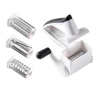 Rallador de queso giratorio - Trituradora de queso giratoria, rallador de queso portátil con mango | Trituradora de queso con manivela para queso crema, rallador de queso giratorio multifuncional