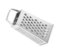 Rallador de queso parmesano de acero inoxidable de 9 pulgadas - Rallador de queso resistente con diseño de caja para queso duro y verduras - Rallador de mano seguro para cocina
