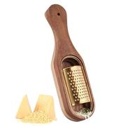 Rallador de queso, rallador de cocina a mano, rallador y máquina de cortar, utensilio de cocina con almacenamiento para cocinar, hornear, patatas, chocolate, hogar, fiesta, camping
