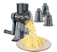 Rallador De Queso Rotativo | Rebanadora Y Trituradora De Ajo | Ralladores Giratorios Para Cocina - Para Frutas Como La Zanahoria Y Para El Hogar El Restaurante Y La Cocina
