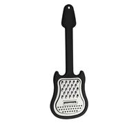 Rallador de queso y alimentos de acero inoxidable resistente con forma de guitarra creativa con diseño de mango ergonómico para trituradoras de queso de fácil uso