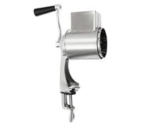 Rallador de tambor con manivela rallador de queso de acero inoxidable 5 cuchillas intercambiables rallador giratorio para verduras rallador manual de cocina adecuado para verduras frutas más, etc