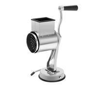 Rallador de tambor de acero inoxidable, cortador de verduras, rallador manual de verduras, rallador de patatas con 5 tambores, rallador giratorio, cortador de verduras, cortador de pepinos