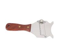 Rallador de trufas ajustable, rallador-cortador de trufas de acero inoxidable con mango ergonómico de madera de haya, mini cortador de trufas para chocolate, queso y trufas