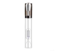 Rallador Eléctrico de Coco 29.5CM Cortador de Verduras Recargable con Botón Único para Cocina(White)