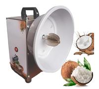 Rallador eléctrico de coco con 3 velocidades ajustables, asas y pies antideslizantes para uso comercial en tiendas, restaurantes y panaderías