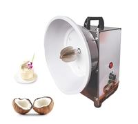 Rallador eléctrico de coco, triturador vertical de coco con cubierta antipolvo de cuchilla, 3 velocidades ajustables, 35 kg/h para hojuelas, procesamiento de coco