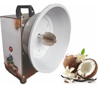 Rallador eléctrico de coco, trituradora vertical de procesamiento de coco con 3 velocidades ajustables, herramienta de eliminación de carne de coco para escamas y extracción de leche