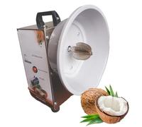 Rallador eléctrico de coco, velocidad ajustable con cubierta de cuchilla, herramienta comercial de eliminación de carne de coco