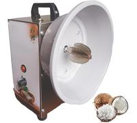 Rallador eléctrico de coco, velocidades ajustables, raspador triturador con cubierta de hoja y asas para restaurante, tienda de postres