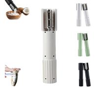 Rallador eléctrico de nueces, triturador de nueces de acero inoxidable de mano, herramienta raspadora de carne portátil para nueces y pescado, 24,5 cm x 4,5 cm, utensilio de cocina eficiente