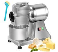 Rallador Eléctrico de Queso 550W, Máquina Profesional para Rallar Queso de 40kg/H con Tambor de Acero Inoxidable de 190mm - Molinillo de Alimentos de 2800RPM para Restaurantes y Cocinas Domésticas