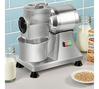 Rallador eléctrico de queso con entrada y salida ampliadas, ideal para rallar queso, maní, parmesano, pan rallado y mantequilla