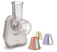 Rallador eléctrico Tefal DN853BE0 Fresh Express 3 conos intercambiables crema