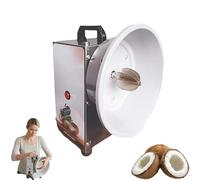 Rallador eléctrico vertical de coco con cubierta antipolvo de cuchilla, 3 velocidades ajustables para tiendas de procesamiento, restaurantes y tiendas de postres