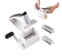 Rallador giratorio manual - Trituradora de queso de cocina, herramienta de rallado multifuncional con manivela manual | Queso fresco Verduras Nueces Chocolate Fácil de usar Accesorio de cocina práctic