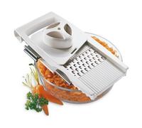 Rallador Leifheit 23170 COMFORTLINE Universal 4+1, Color Blanco, Versatilidad