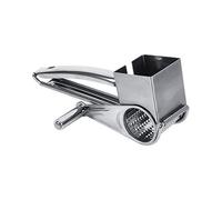 Rallador multifuncional de acero inoxidable, cortador intercambiador rotatorio de cocina intercambiable, cortador ultra afilado para cortar queso, parmesano, patata