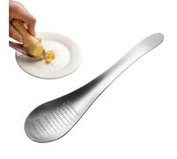 Rallador pequeño - Utensilio de cocina de acero inoxidable en forma de cuchara - Rallador manual para cocina, cocina, guarnición, hornear, para hornear, restaurante, camping, cocina, cocina