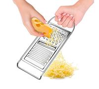 Rallador Plano De Cocina Profesional 3 en 1 De Acero Inoxidable, Rallador Grande 29cm