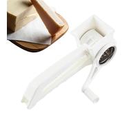 Rallador rotatorio de acero inoxidable - Cortador de queso con mango, herramienta trituradora rápida, utensilio de cocina multifuncional | Dispositivo de rejilla Manual para Chocolate, jengibre, nuece