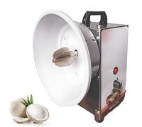 Rallador vertical de coco, 3 velocidades ajustables, con cubierta antipolvo y asas, 35 kg/h para copos de coco