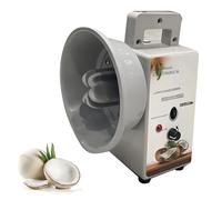 Rallador vertical de coco, 3 velocidades ajustables, con cubierta antipolvo y asas, 35 kg/h para copos de coco