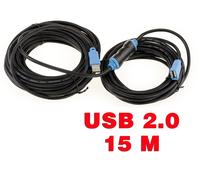 Rallonge USB 2.0 AMPLIFICADA - 15 M (CABLE DE EXTENSIÓN USB) - ALTA CALIDAD