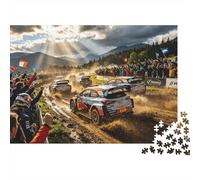 Rally Racing Jigsaw Puzzles 1000 Piezas Recycled Car Race Mayores Puzzles Party Juego Accesorios Excelente Regalo Idea para Familiar y Amigos Cumpleañoss 70x50cm/1000pcs